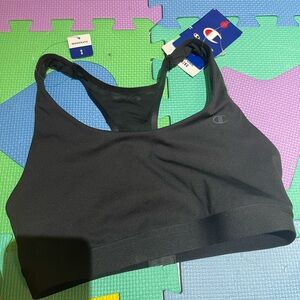 Champion Women's Black Moderate Support Sports Bra